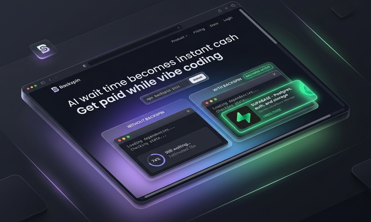 BackSpin turns AI wait states into rewards